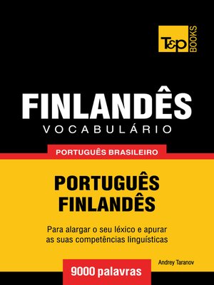 cover image of Vocabulário Português Brasileiro-Finlandês